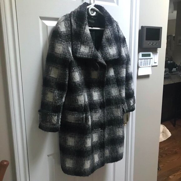 VIDEO - Classic Banana Republic Wool Jacket Black & White - Picture 5 of 9